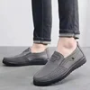 Summer men's mesh shoes thin breathable soft sole middle-aged and elderly father shoes mesh surface large size casual men's 4