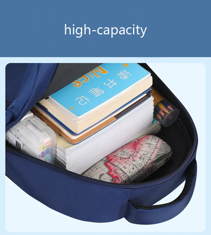 Fashion School Bag Astronaut Pattern Letter School Bag Navy And Green Backpack Boutique Travel Shoulder's Bag 6