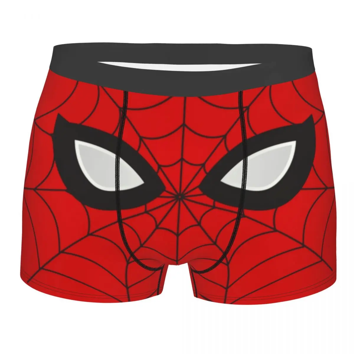 

Классическое нижнее белье Red Spider Web, Мужские дышащие боксеры, мягкие трусы для мужчин