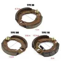 Pièces bloc de freins à disque pour moto et Scooter électrique, Type 90 100 110, plaquettes de freins à tambour, pédales 5