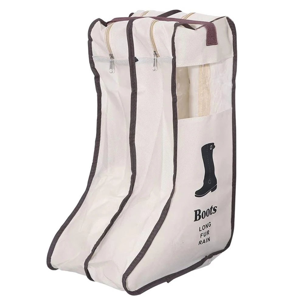 Shoe Organizer Boots Long Boots Shoes Storage Zipper Pouch