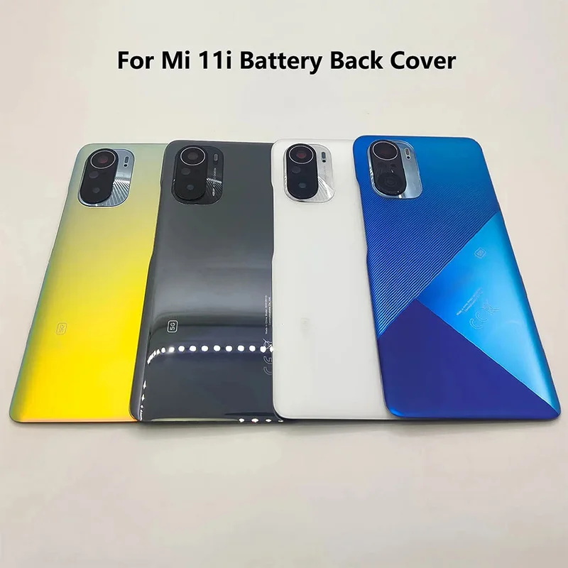 

For POCO F3 Housing Case Battery Back Glass Phone Cover With camera lens With Logo With CE For Xiaomi Poco F3 With Adhesive