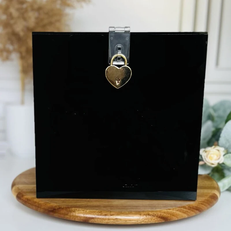 Lemicin Caixa De Cartão De Casamento De Acrílico Branco, Grande Caixa De Cartão DIY Em Branco Sem Impressão Para Recepção De Casamento, Festa De