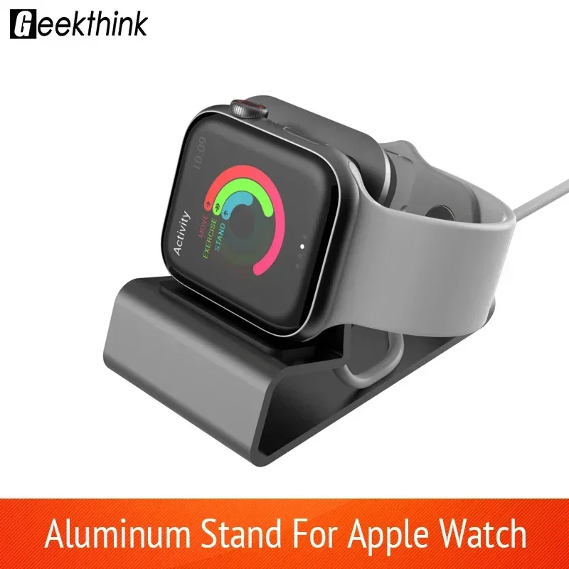 Apple Watch Charger Stand Dock Station Charging Holder Silicon Bracket for iWatch 10/9/SE/8/7/6/5/4/3/2/1 Ultra 1 2