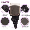 Brazilian Human Hair Lace Frontal Closure Only Loose Deep Wave Lace Closure Curly Straight Body Wave Lace Closure OnlyPreplucked 6