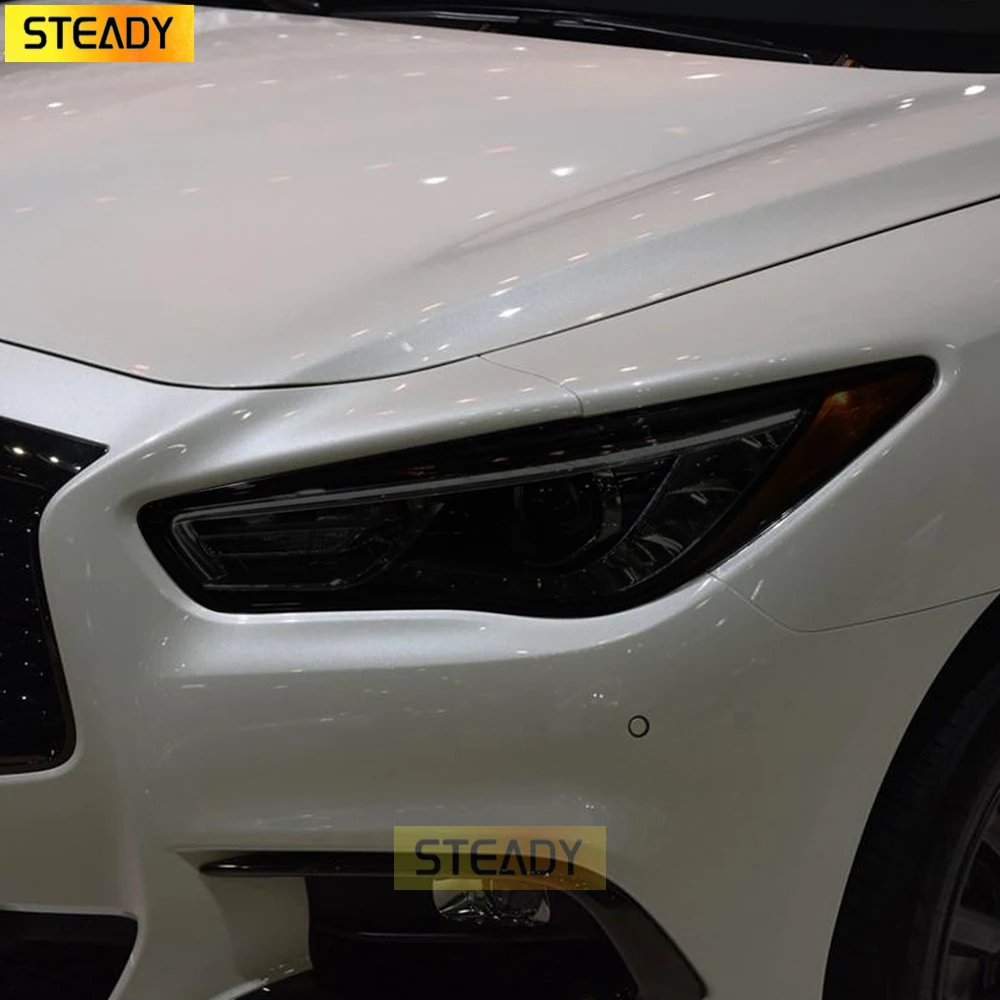 

Car Headlight Protective Film Headlamp Transparent Black TPU Sticker For Infiniti Q60 Q70 QX60 QX30 QX50 QX80 Q50 Accessories