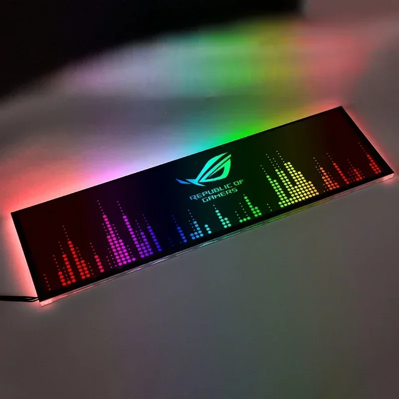 Фото Персонализированная панель освещения для ПК, RGB осветительная панель для компьютера, VGA, Задняя панель для шкафа, панель для компьютера, для телефона, 5 В, 12 В, цветная синхронизация AURA №4