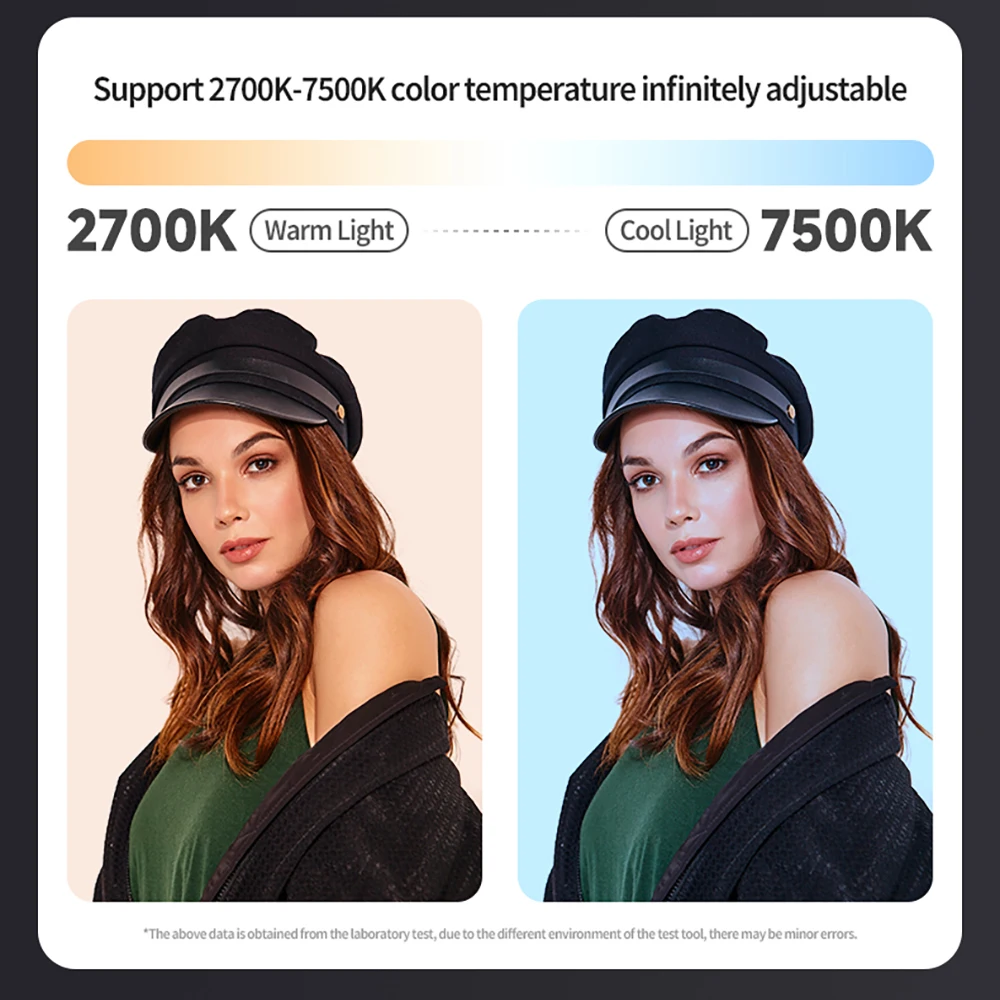 ZU-80 MINI Photography Light LED Live COB Fill light 2700-7500K