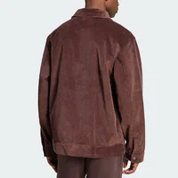 Adidas Originals Coach Jacket American Retro Corduroy Fashion Veste à manches longues à simple boutonnage pour homme Shadow Brown Iw3263 4