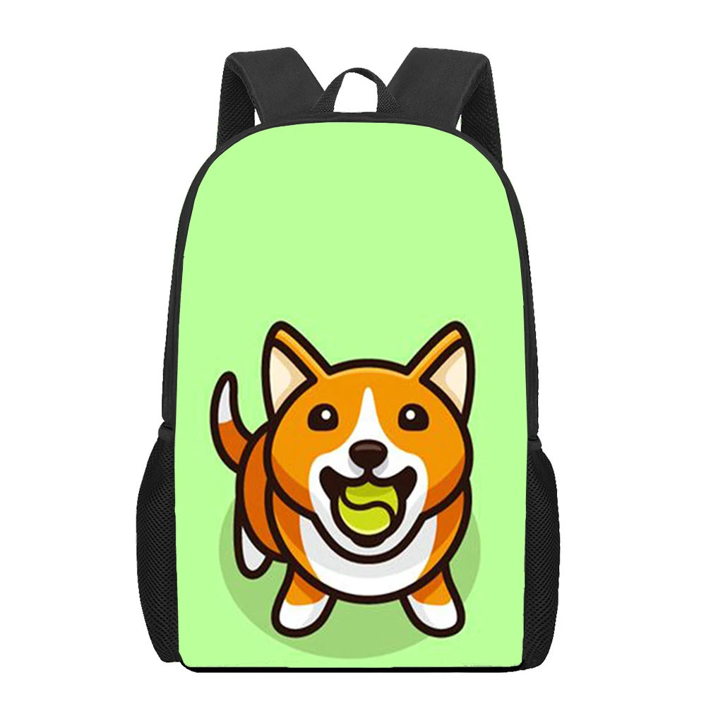 Cartoon puppy dog 3D Print School Bag Set for Teenager Girls Primary Kids Backpack Book Bags Children Satchel Mochila Infantil