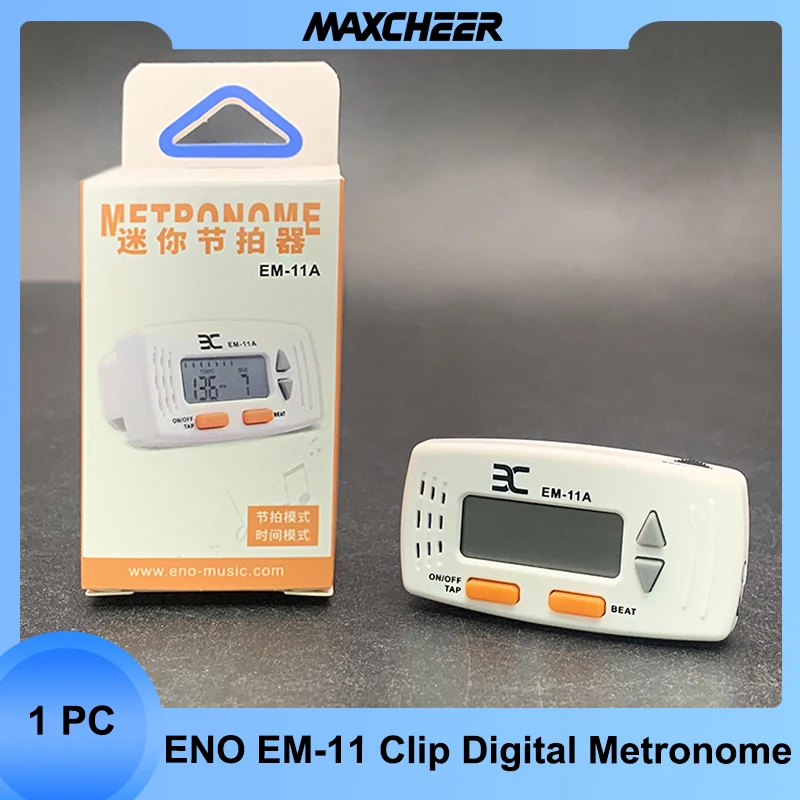 

ENO EM-11 Новый мини-клип цифровой метроном белого цвета