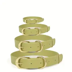 Durable Waterproof Dog Collar with Quick Release Buckle and Odor - Proof Design - XL (Green)