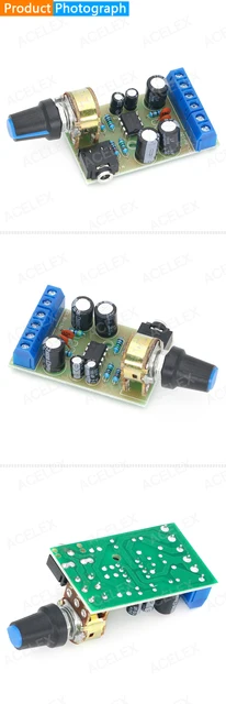 TDA2822M Modulo Scheda Amplificatore Audio A 2.0 Canali DC1.8-12V Per - Foto 8