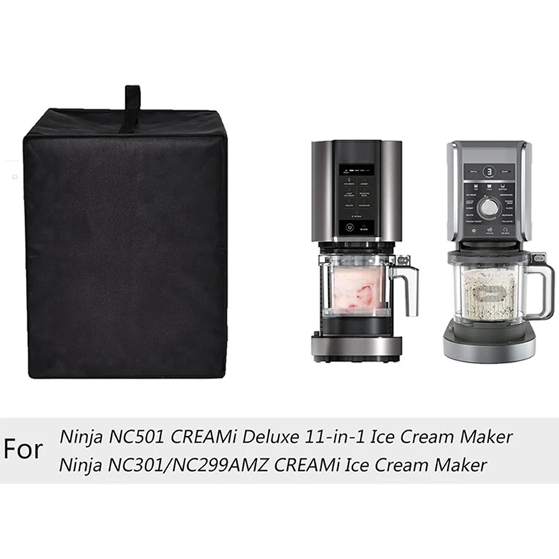 Ice Cream Maker Cover For Ninja Swirl By CREAMi Ice Cream And Soft Serve Maker Dust Cover - 17" X 10.6" X 18" Waterproof Machine Protector, 600D Oxford Fabric