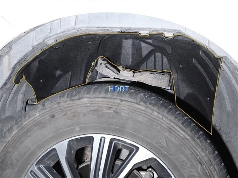 닛산 X-테라 X 테라 2018-2020용 자동차 스타일 앞뒤 휠 머드 플랩 스플래시 커버 내부 가드 방음 방수 펜더 플레이트