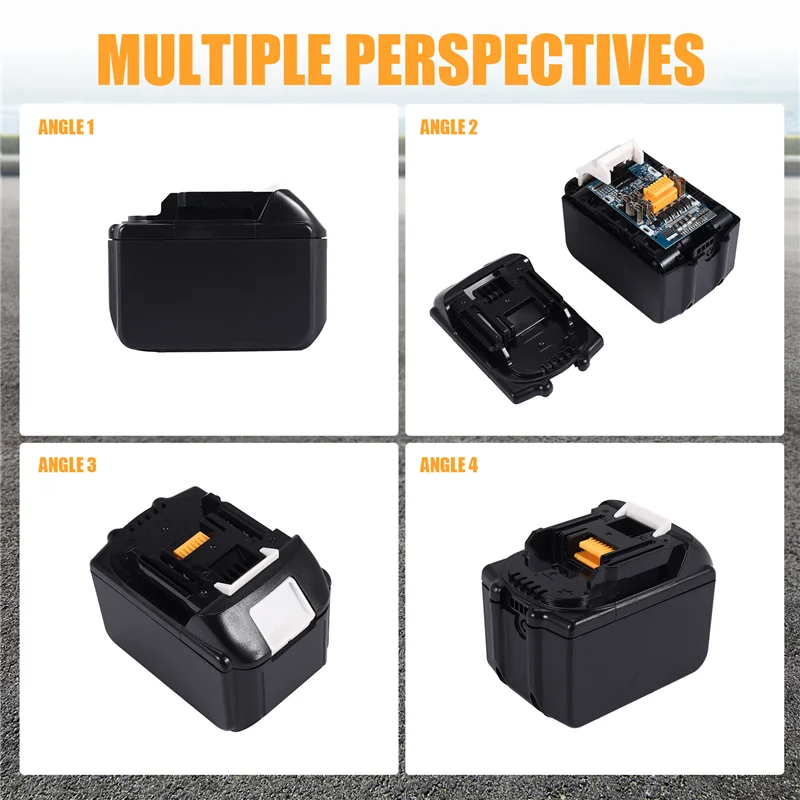 【Be worth】 New--BL1890 Li- Case Charging Protection Circuit Board Box BL1860-15 For 18V 9.0Ah Sticker Label.