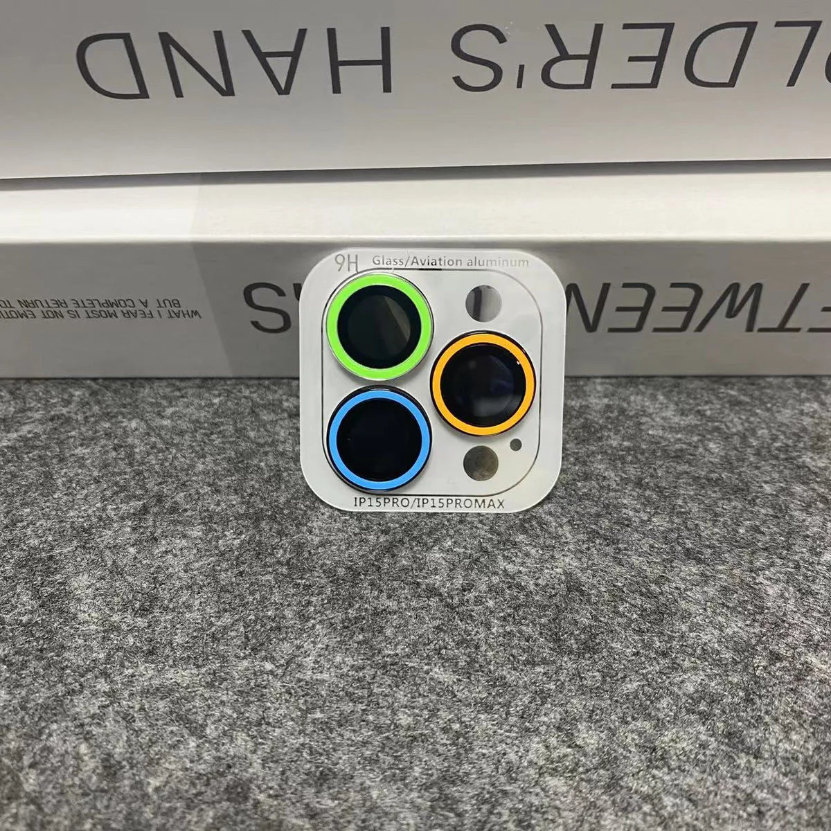 Luminous Camera Protector: Ceramic Lens Ring with Tempered Glass Cover