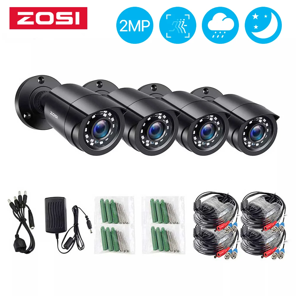 ZOSI1080PCCTVSecurityCamera80ftNightVision36mmLens24IRLEDs