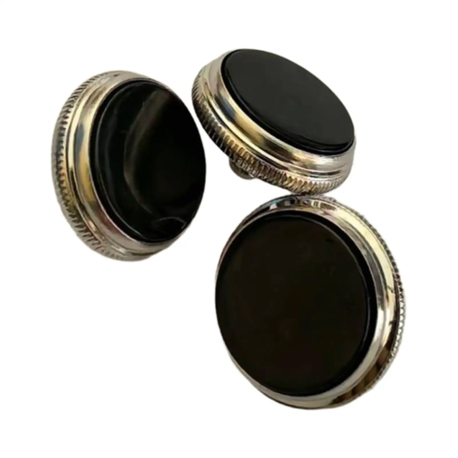 3x Trumpet Valve Caps Professional for Musician Beginners Decoration Easy Installation Replace Parts Trumpet Key Buttons