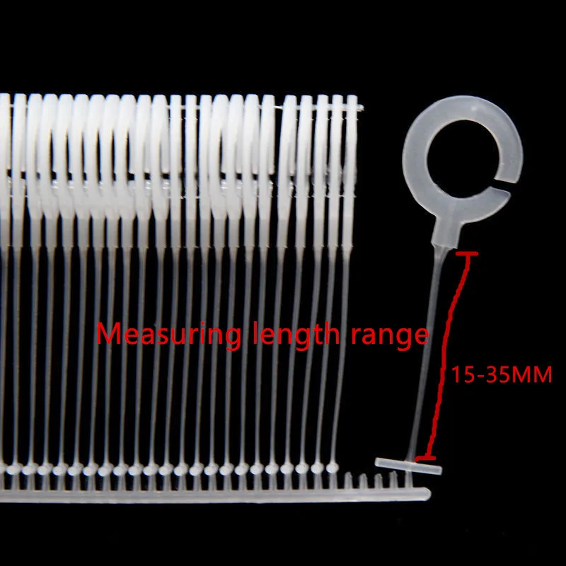 Description Picture 2 of item5000Pcs/Case Plastic Question Mark Pins For Tag Gun 15mm 25mm 35mm 3 Sizes Option Sock Cap Tagging Pins