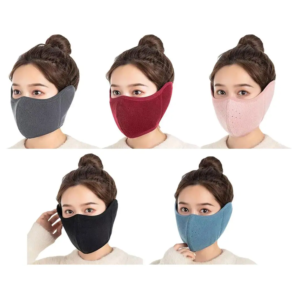 Winter Mask Warm Full Cover Face Outdoor Windproof Breathable Thickened Dustproof Reusable
