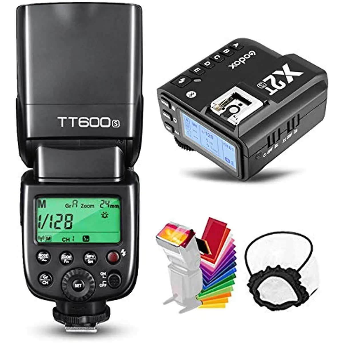 Godox Tt600 Hss 1/8000S Flash Speedlite Con Trasmettitore Trigger Remoto Godox X2T Sistema Wirelessx Integrato 2.4G Compatibile