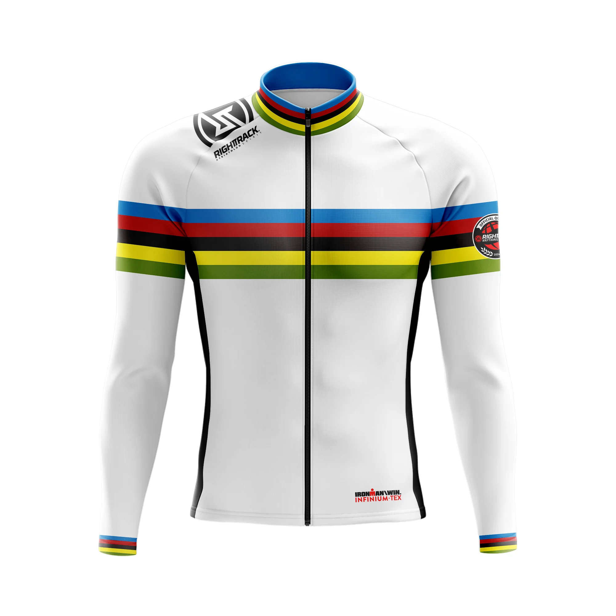 Hot Sale Men's Winter Cycling Jersey Long Sleeve Thermal Fleece Outdoor Jacket Cheap&Cheerful RIGHTRACK Bike Clothing 2
