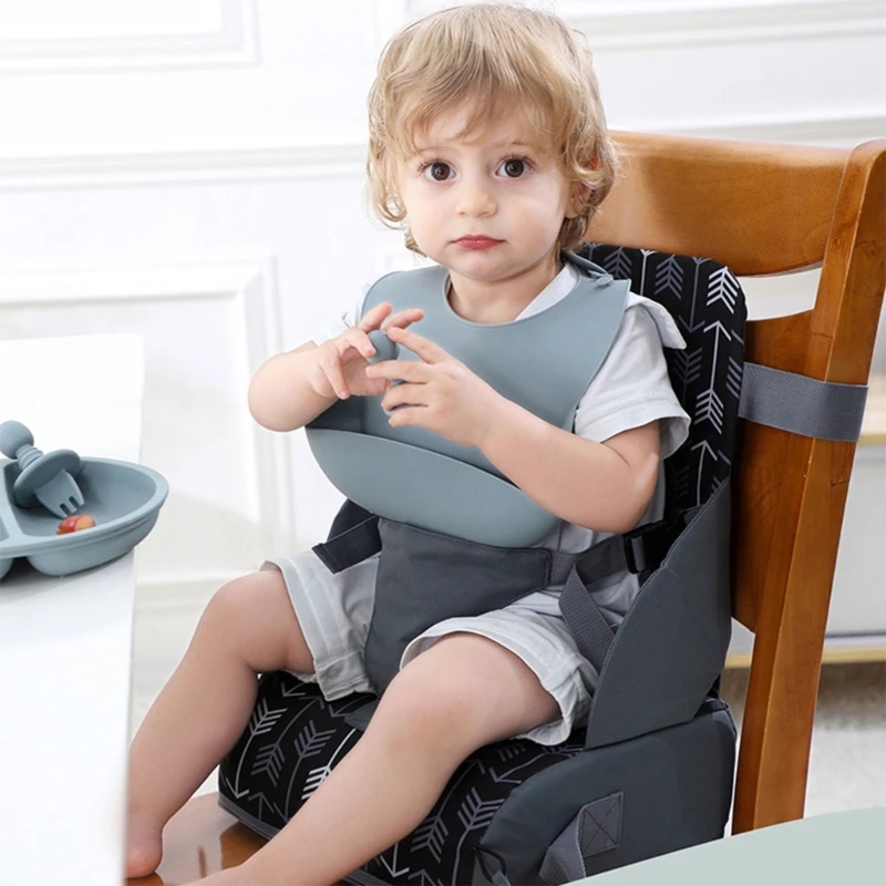 

Detachable Toddlers Booster Seats with Belt for Dining Chairs, Increasing Cushion Soft Comfortable Nonslip Bottom Pad