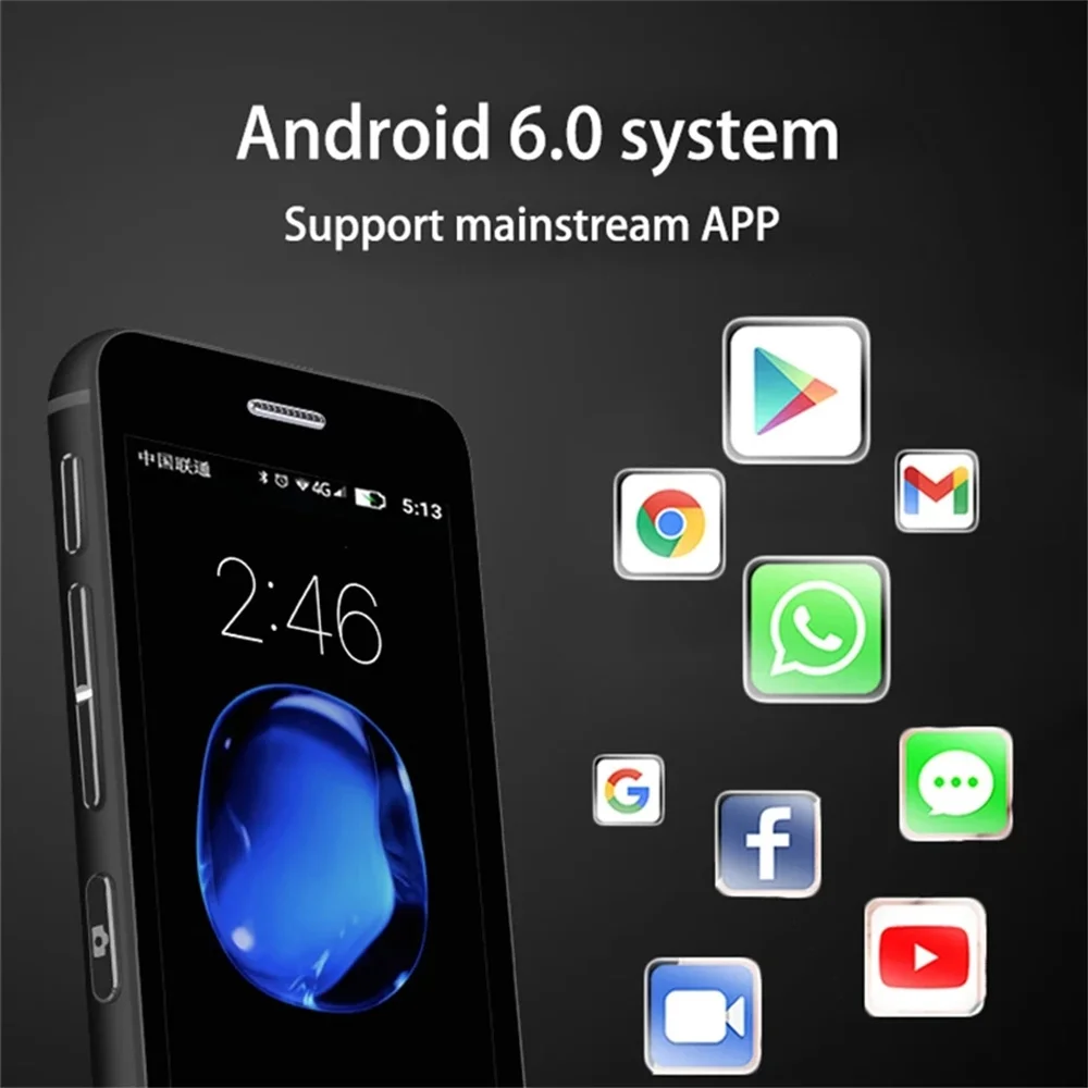 MELROSE S9X mini smartphone indétectable  - Mini Smartphone S9X, Android 6