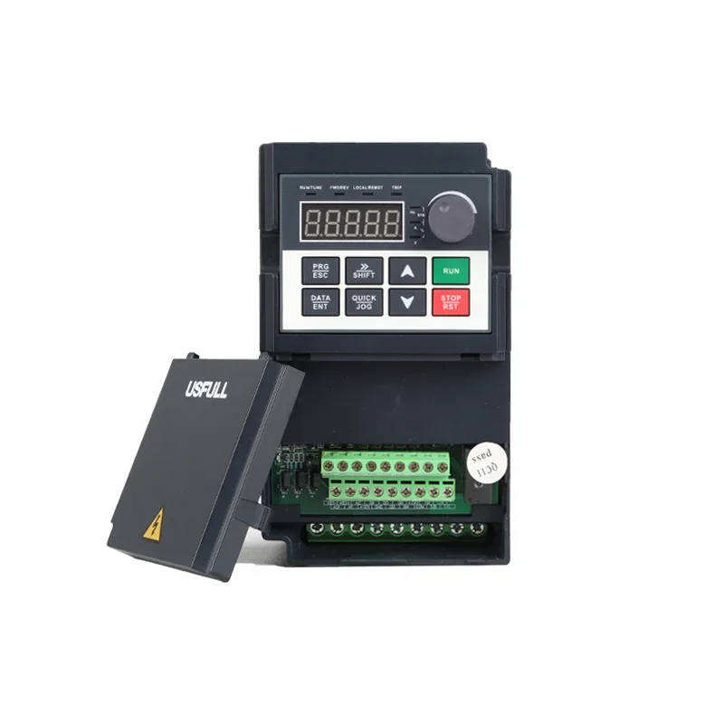 USFULL 주파수 인버터 1HP 2HP 3HP 컨버터 VFD 단상-삼상 220V 380V CE