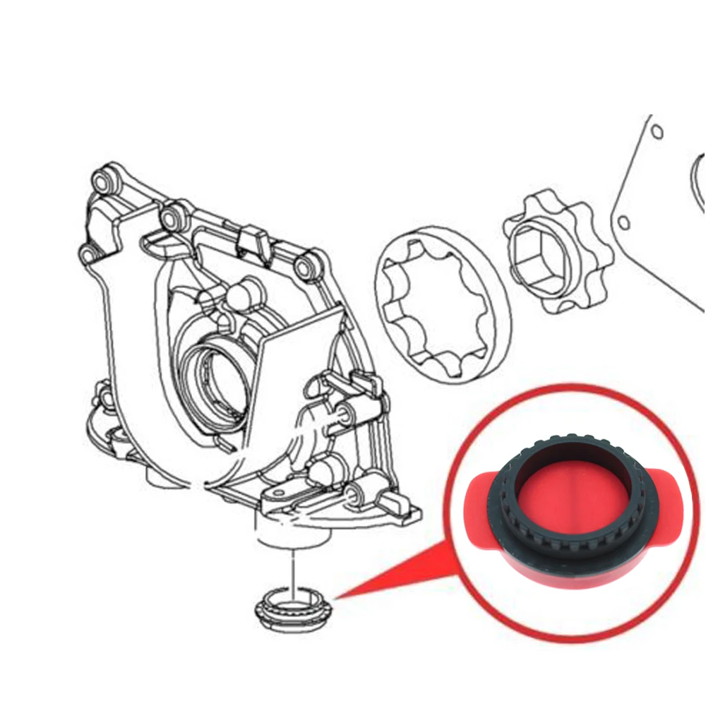 Oil Pump Suction Gasket Seal For Jeep Lancia Fiat Alfa Romeo Saab Chevrolet Suzuki 55589549 68103965AA 6000625326 71749352 oil pump gasket