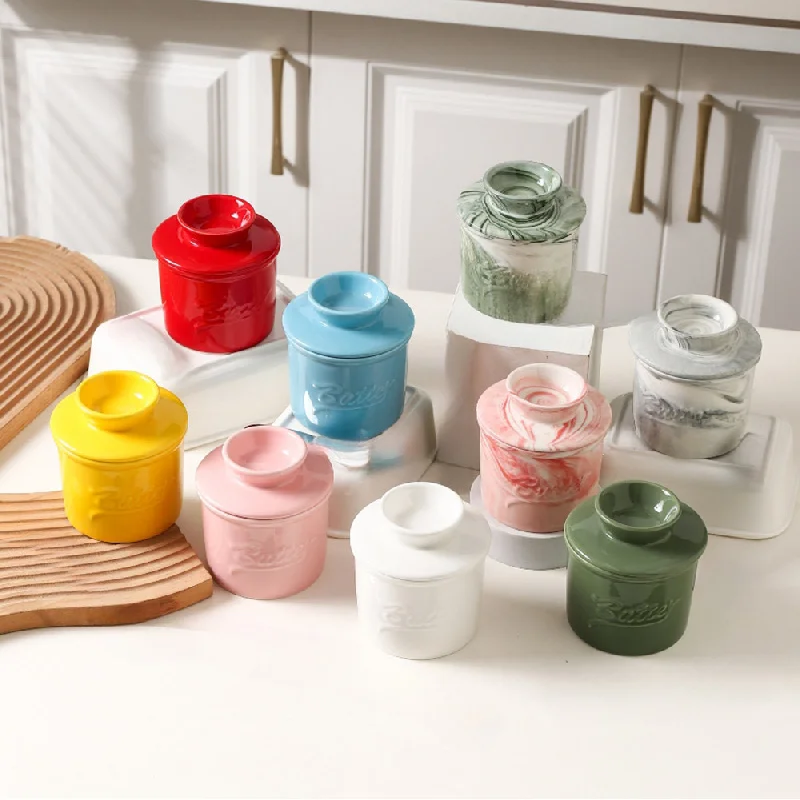 Ceramic French Butter Keeper Crock 150ml 1