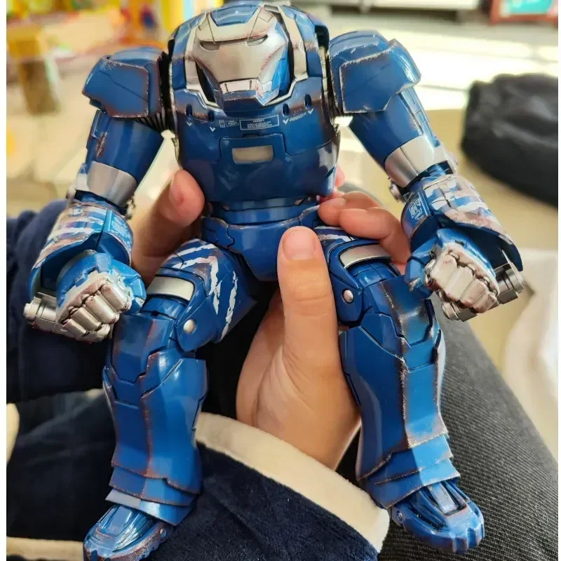 Originale Marvel Iron Man Oman 1/12 Mk38 Lega Di Metallo Mk40 Mk21 Mk25 Mk26 Mk33 Mk42 Mk43Led Marvel Legends Action Figure Toys