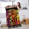 FNAF Five-nights-At-Freddys Anime Beach Swimming Towel Soft Absorbent Washcloth Children's Gifts for Kids Travel Camping Gym 2