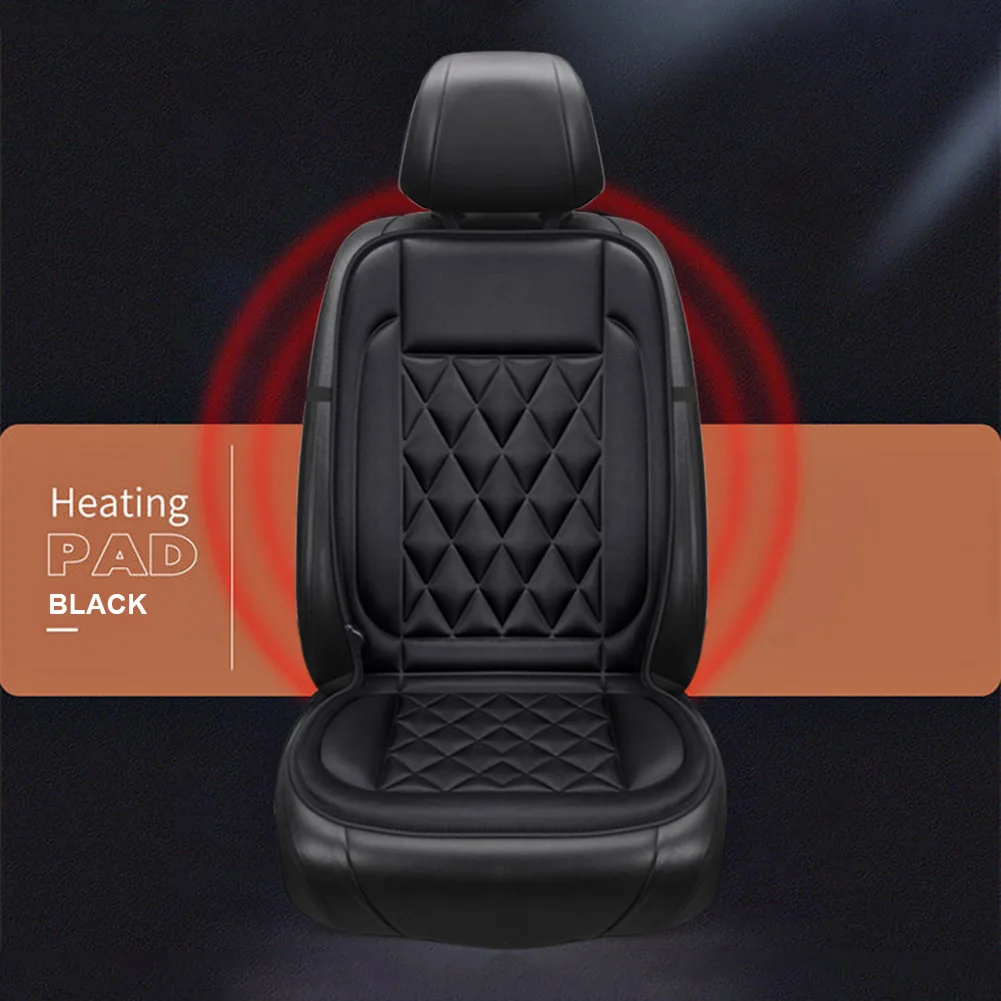 Heated Car Seat Cover 12V Winter Warmer Cushion