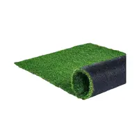 SucceBuy Artifical Grass Rug Green Turf 1.38/1.57" Fake Door Mat Outdoor Patio Lawn Decoration Easy to Clean with Drainage Holes