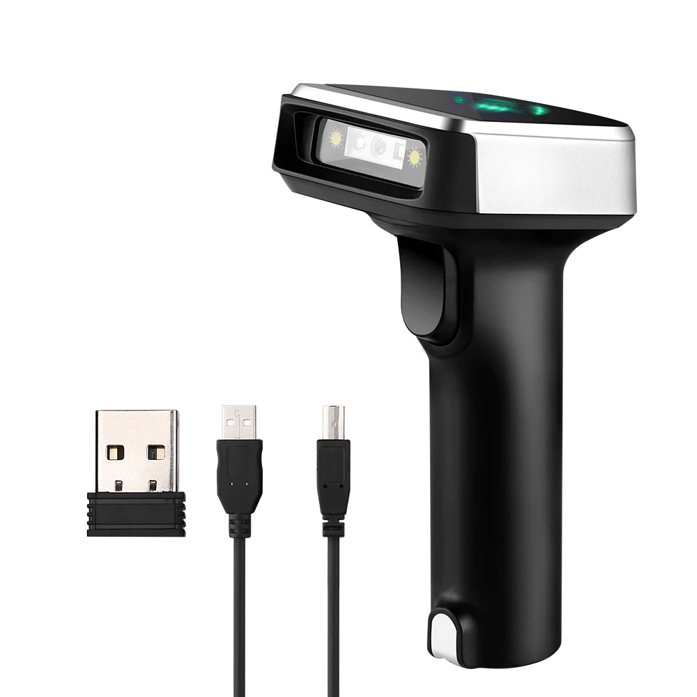 Eyoyo Ey-1900 Portatile 2D Bluetooth Scanner Di Codici A Barre Palmare Qr Image Pdf417 Data Matrix Lettore Upc Compatibile Laptop/Pc/Telefono