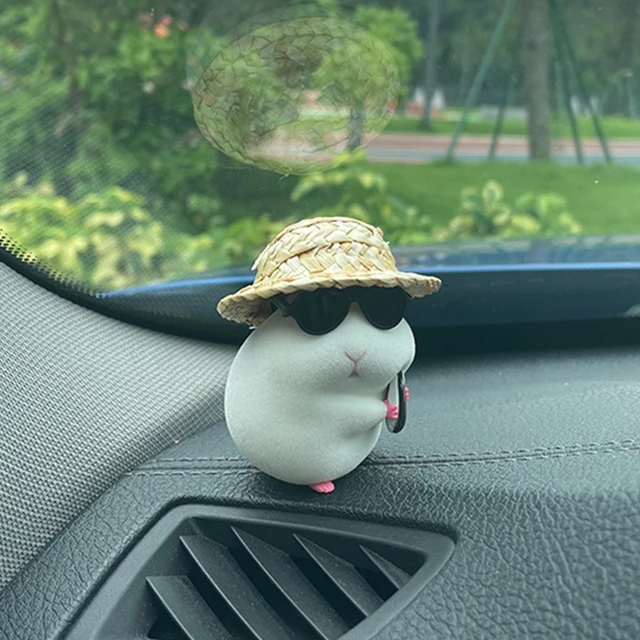 Coole Auto Dekoration Hamster mit Sonnenbrille Autozubehör neue