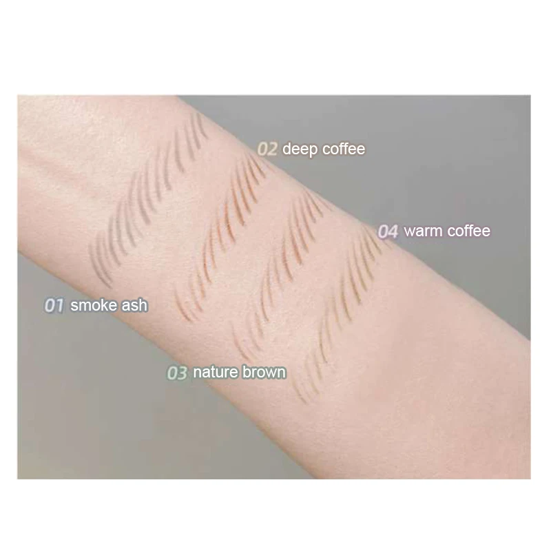 Eyebrow Pencil Waterproof Eyebrow Pen Tint Tattoo Eyebrows Makeup Cosmetics Natural Long Lasting Triangle Head Eye Brow Pencil 4