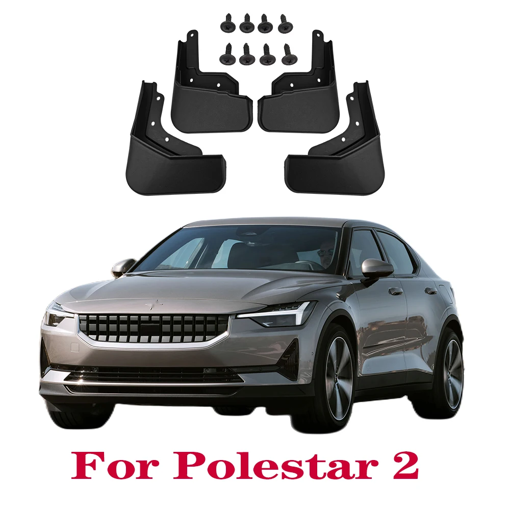 Paraspruzzi Per Polestar 2 2021 2022 2023 Parafanghi Paraspruzzi Paraspruzzi Ruote Posteriori Anteriori Parafango Accessori Auto 4 Pezzi