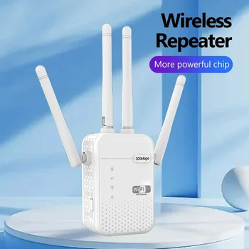 📶 IslandTrendz Boost: 300Mbps High-Power Wi-Fi Extender