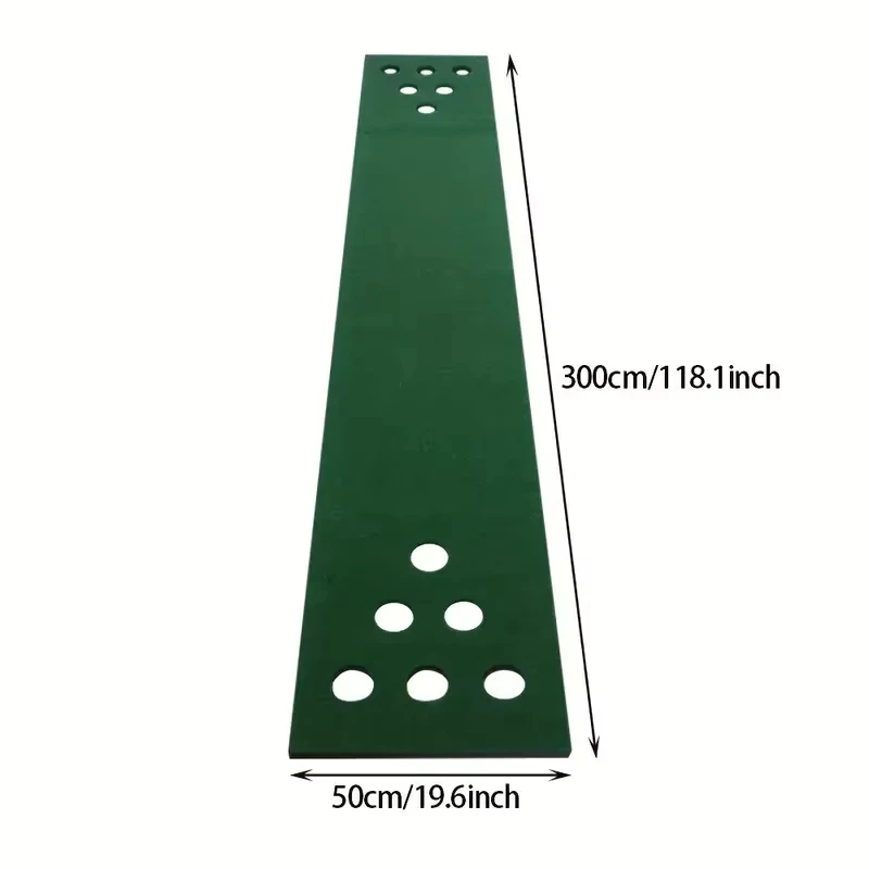 Indoor Golf Putting Green Trainer Multiple Holes Practice Portable Exerciser Office Home Golf Simulator