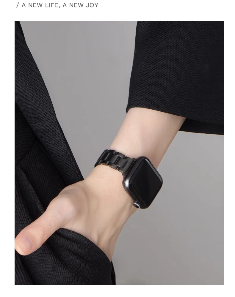 Women Strap For Apple Watch Ultra 6 7 8 Band SE 49mm 44mm 40mm 41mm Slim Stainless Steel Bracelet For iWatch 3 42mm 38mm Strap