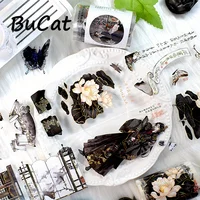 2m Laser PET Washi Tape Ancient StyleTransparent Stickers Decorative Adhesive Tape For Scrapbooking Journal Aesthetic Stationery 1