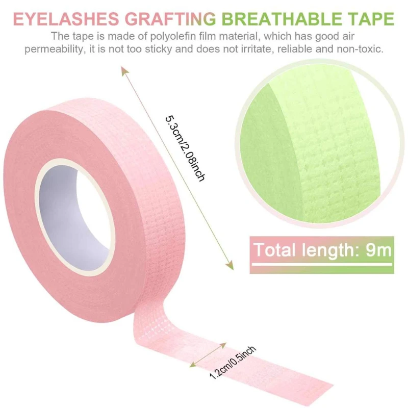 CNK 3PCS Japanese Grafted Eyelash Extension Tape Under Pads Isolation Holes Breathable Adhesive Eye Paper