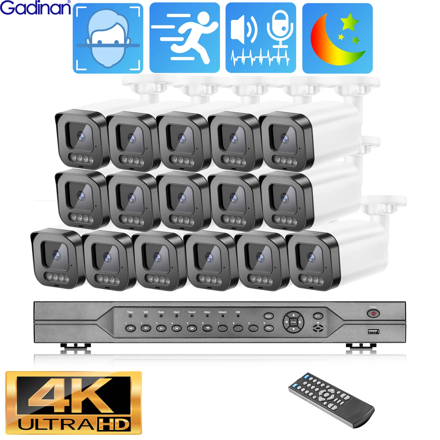 Gadinan-16CH-4K-Security-Camera-System-8MP-POE-Ai-Face-Human-Detection ...