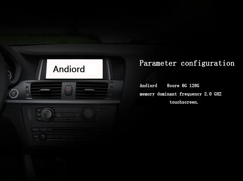 Factory Price 8.8" ID8 Android Carplay For BMW X3 X4 F25 F26 Central Multimedia