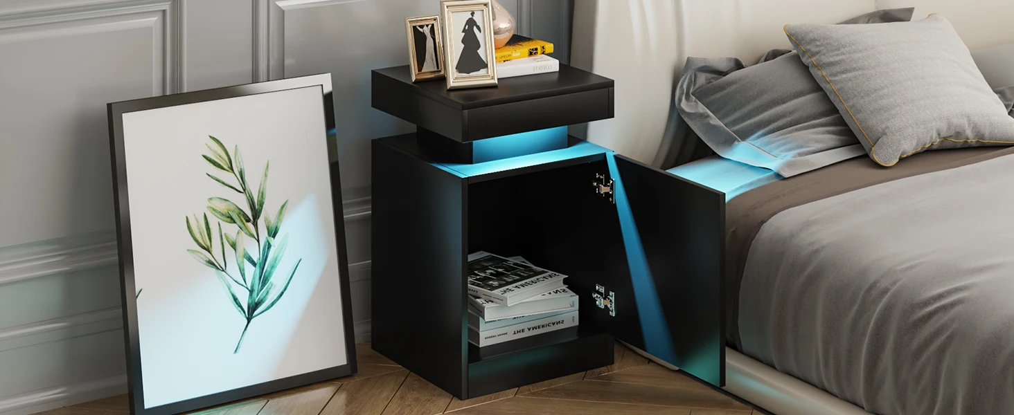 nightstand with storage