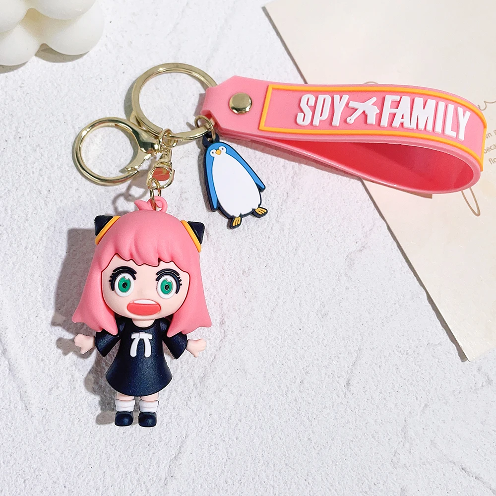 Porte-clés Acrylique Spy X Family - Figurines Anya, Yor, Loid, Décoratif Pour Sac Ou Clés, 6 Cm - 6