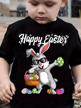 Kids Easter Letter Print Tee 1